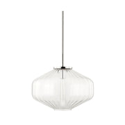 Hudson Valley 1518 Bennett 1-lt 18" Pendant-Polished Nickel