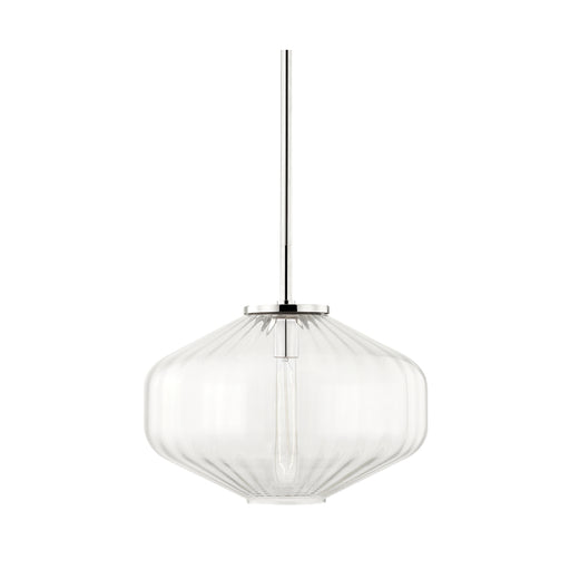 Hudson Valley 1518 Bennett 1-lt 18" Pendant-Polished Nickel