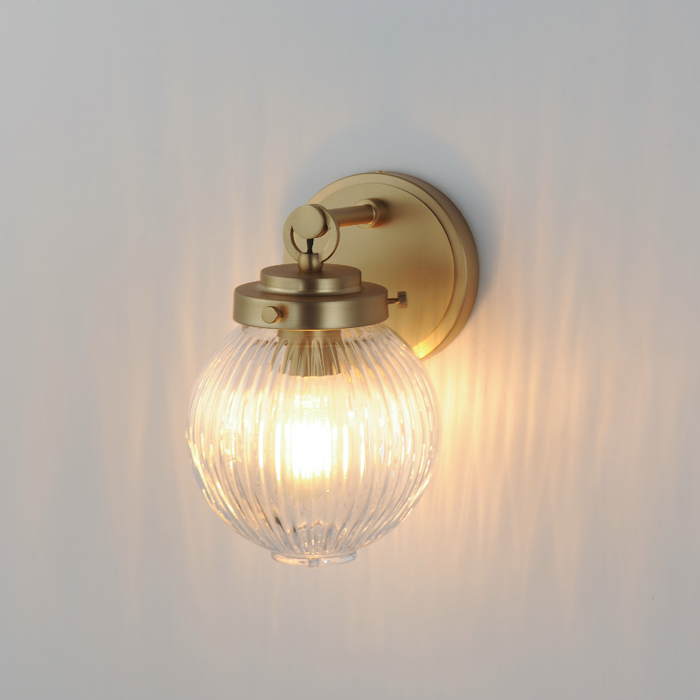 Maxim 15191 Kasbah 1-lt 9" Tall Wall Sconce - Satin Brass