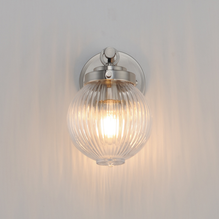 Maxim 15191 Kasbah 1-lt 9" Tall Wall Sconce - Satin Nickel