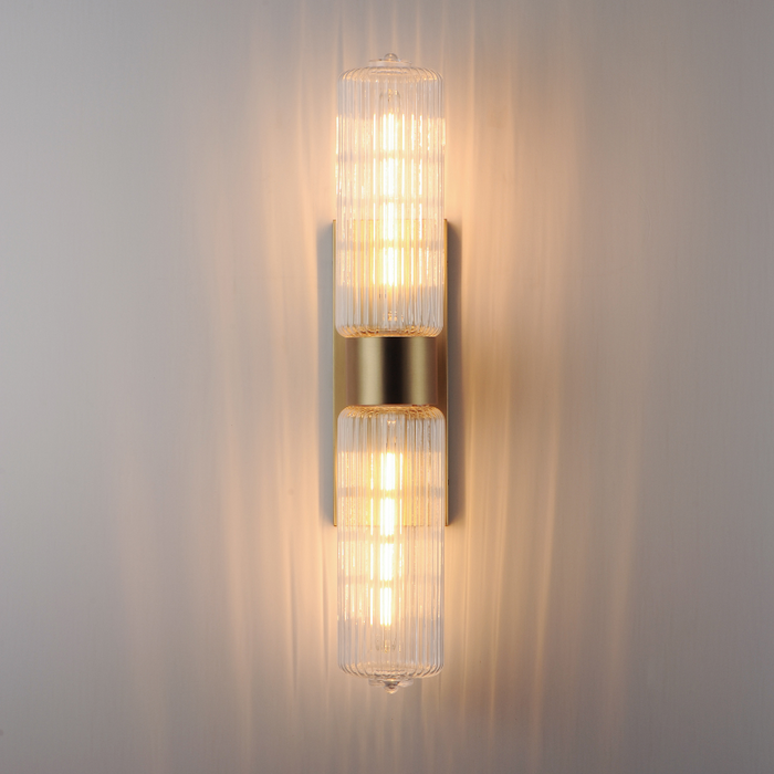Maxim 15192 Kasbah 2-lt 28" Tall Wall Sconce - Satin Brass