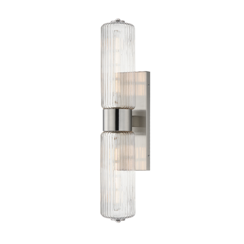 Maxim 15192 Kasbah 2-lt 28" Tall Wall Sconce - Satin Nickel