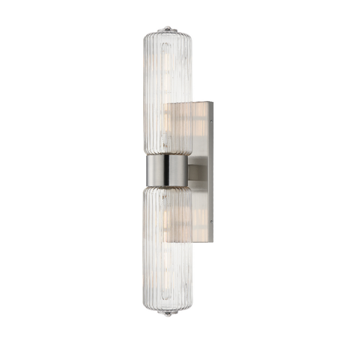 Maxim 15192 Kasbah 2-lt 28" Tall Wall Sconce - Satin Nickel