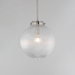 Maxim 15194 Kasbah 1-lt 12" Pendant - Satin Nickel