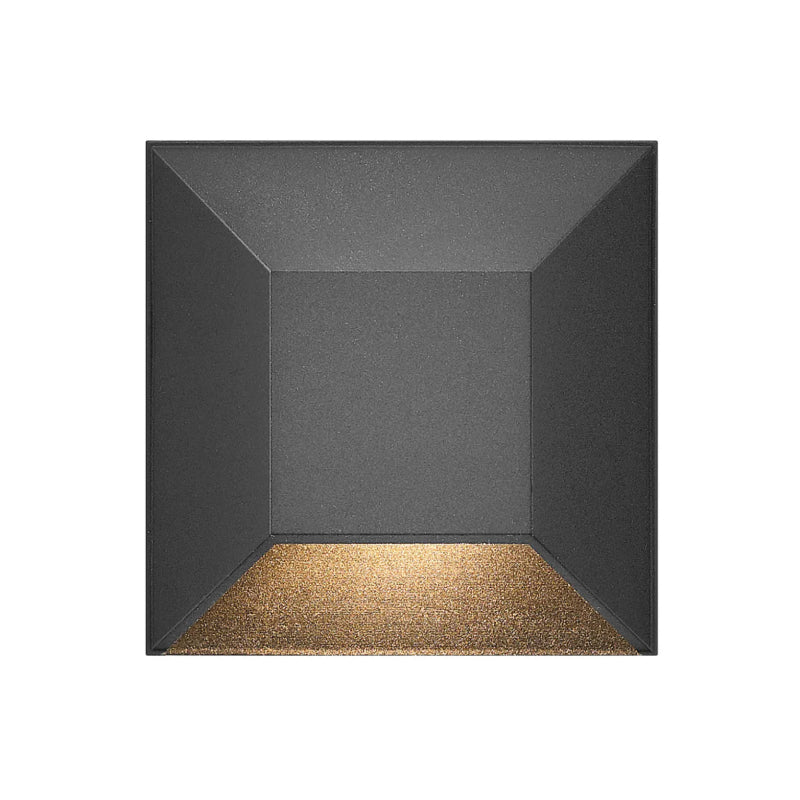 Hinkley 15222 Nuvi 3" 12V Square Deck Sconce - Black