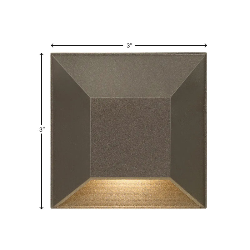 Hinkley 15222 Nuvi 3" 12V Square Deck Sconce
