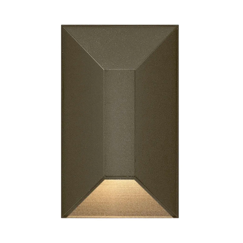 Hinkley 15223 Nuvi 3" Tall 12V Small Rectangular Deck Sconce - Bronze