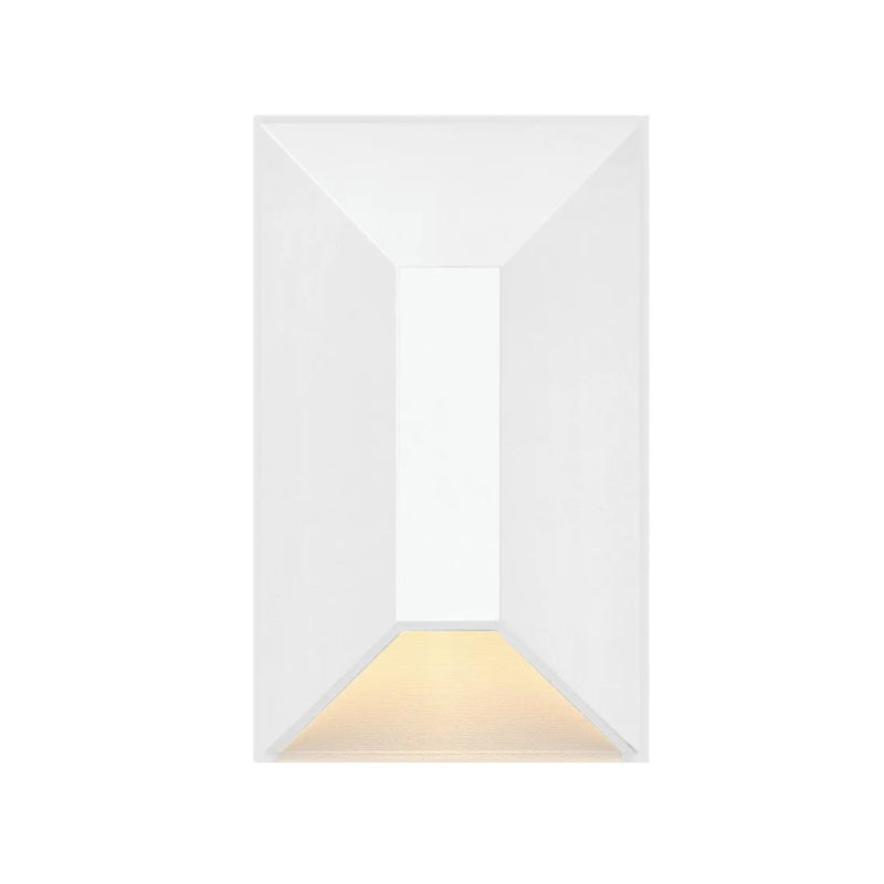 Hinkley 15223 Nuvi 3" Tall 12V Small Rectangular Deck Sconce - White