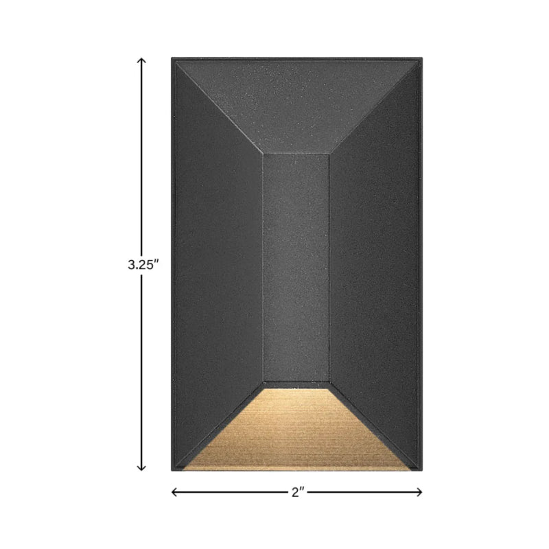 Hinkley 15223 Nuvi 3" Tall 12V Small Rectangular Deck Sconce