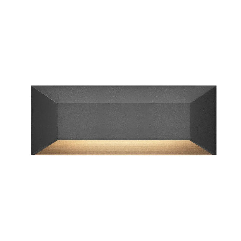 Hinkley 15228 Nuvi 8" 12V Large Rectangular Deck Sconce - Black
