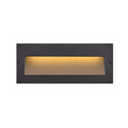 Hinkley 1565 9" LED Taper Step Light - Satin Black