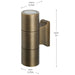 Kichler 15794 1-lt 7" Tall Outdoor Wall Light
