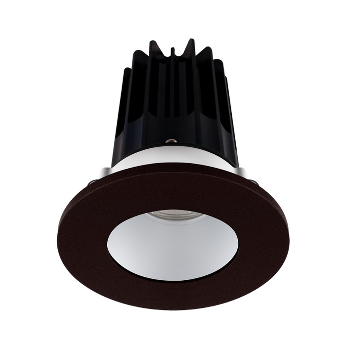 Lotus LED-2-S15W Designer 2" 15W LED Round Recessed Downlight, 5CCT Selectable - Alzak/Bronze
