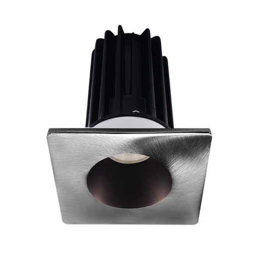 Lotus LED-2-S15W Designer 2" 15W LED Square Recessed Downlight, 24° Beam Angle - Bronze/Chrome