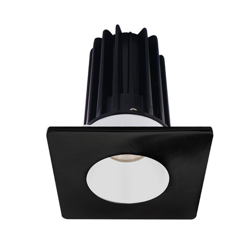 Lotus LED-2-S15W Designer 2" 15W LED Square Recessed Downlight, 24° Beam Angle - White/Black
