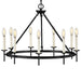 Hinkley 47475 Copley 9-lt 28" LED Chandelier - Black