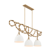 Minka Lavery 16067 Cordón 3-lt 63" Linear Chandelier - Legacy Brass