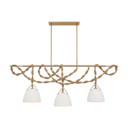 Minka Lavery 16067 Cordón 3-lt 63" Linear Chandelier - Legacy Brass