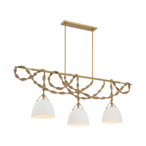 Minka Lavery 16067 Cordón 3-lt 63" Linear Chandelier - Legacy Brass