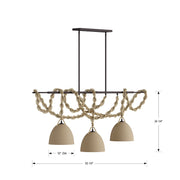 Minka Lavery 16067 Cordón 3-lt 63" Linear Chandelier