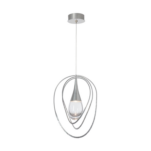 Hubbardton Forge 161191 Lyric 1-lt 16" LED Pendant - Sterling