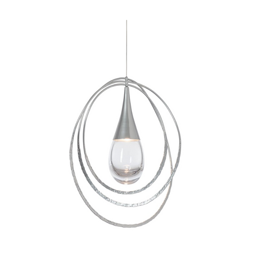 Hubbardton Forge 161191 Lyric 1-lt 16" LED Pendant - Sterling