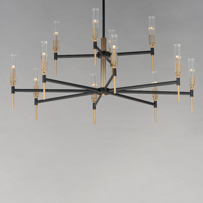 Maxim 16129 Flambeau 12-lt 48" LED Chandelier