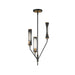 Maxim 16173 Regent 3-lt 14" LED Pendant-Black / Antique Brass