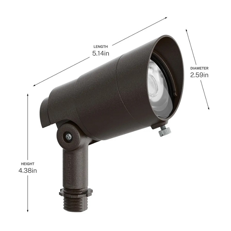 Kichler 1630 Integra 1.9W LED Accent Light, 12V