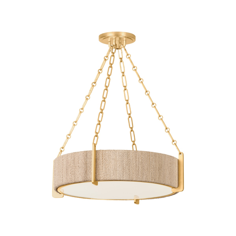 Hudson Valley 1634 Quebec 4-lt 22" Chandelier