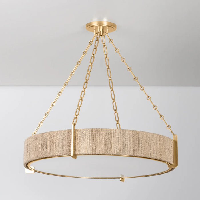 Hudson Valley 1636 Quebec 6-lt 31" Chandelier
