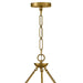 Hinkley 47475 Copley 9-lt 28" LED Chandelier - Lacquered Brass
