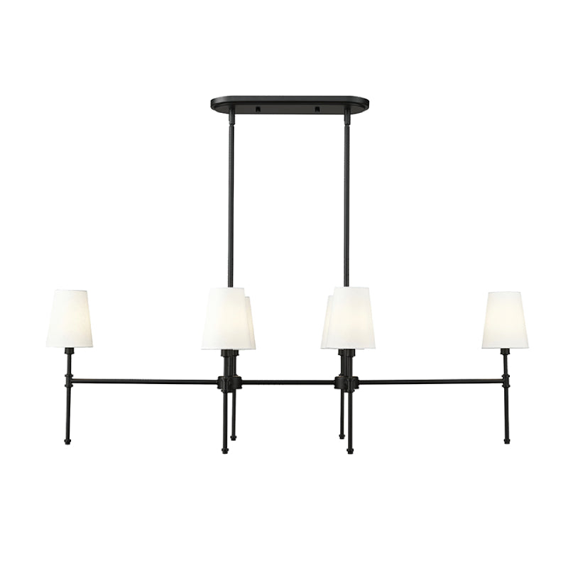 Millennium 16506 Adorra 6-lt 48" Chandelier - Matte Black