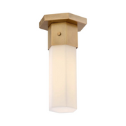 Hinkley 46992 Facet 1-lt 5" LED Flush Mount - Heritage Brass