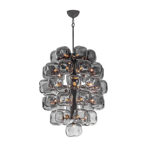 Fredrick Ramond FR46858 Perriand 40-lt 30" LED Chandelier - Brushed Graphite
