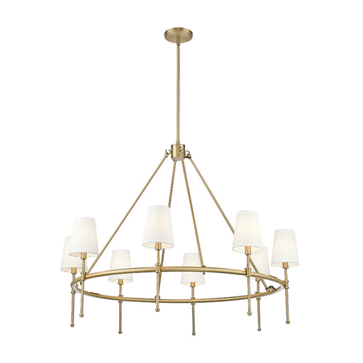 Millennium 16608 Adorra 8-lt 40" Chandelier - Vintage Brass