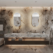 Paris Mirror Onyx 18" x 36" LED Mirror Cabinet, 3CCT Selectable