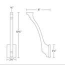 Sonneman 1717 Profili Ogee 11" Tall LED Wall Sconce
