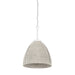 Hudson Valley 1718 Woodlawn 1-lt 19" Pendant - White Plaster/Bleached