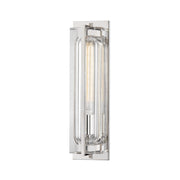 Hudson Valley 1731 Hawkins 1-lt 17" Tall Wall Sconce-Polished Nickel