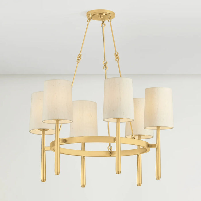 Hudson Valley 1776 Bridgeton 6-lt 30" Chandelier