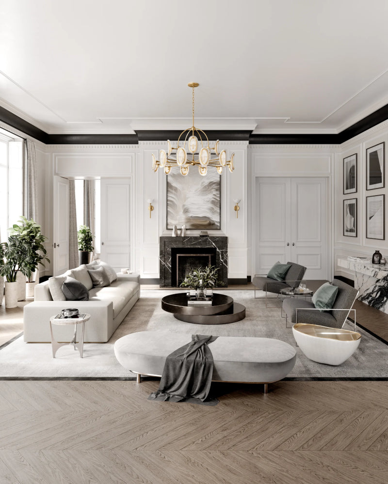 Hudson Valley 1550 Danes 18-lt 50" Chandelier