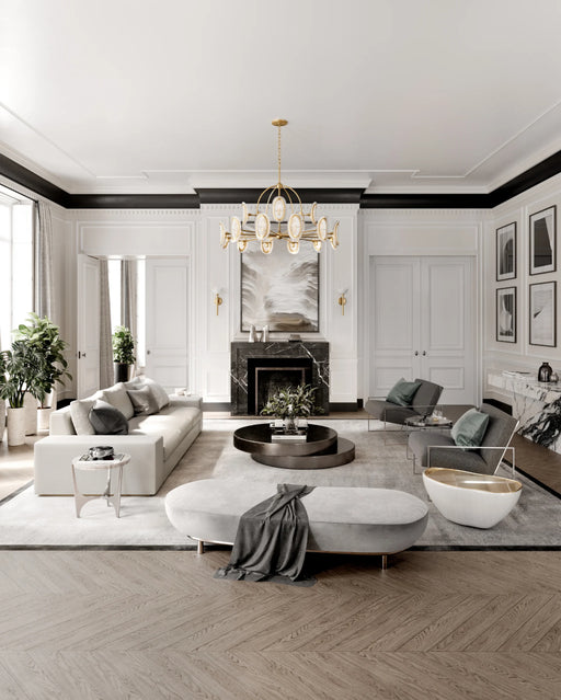 Hudson Valley 1550 Danes 18-lt 50" Chandelier