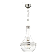 Hudson Valley 1810 Hagen 1-lt 11" Pendant-Polished Nickel