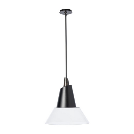 Hubbardton Forge 181602 Kora 1-lt 18" Pendant - Black/Dark Smoke