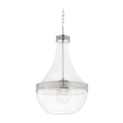 Hudson Valley 1817 Hagen 1-lt 18" Pendant-Polished Nickel