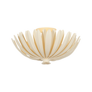 Hudson Valley 1819 Whitfield 3-lt 18" Semi Flush Mount - Cream Plaster