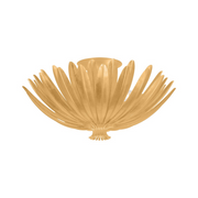 Hudson Valley 1819 Whitfield 3-lt 18" Semi Flush Mount - Vintage Gold Leaf