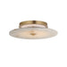 Maxim 18202 Quarry 1-lt 15" LED Flush Mount-Natural Aged Brass