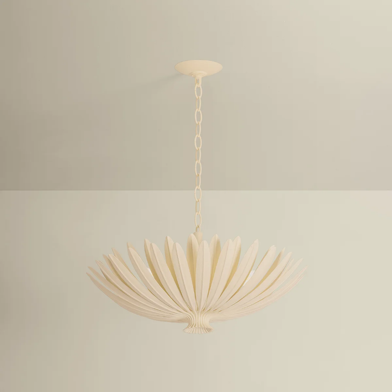 Hudson Valley 1823 Whitfield 4-lt 24" Chandelier - Cream Plaster